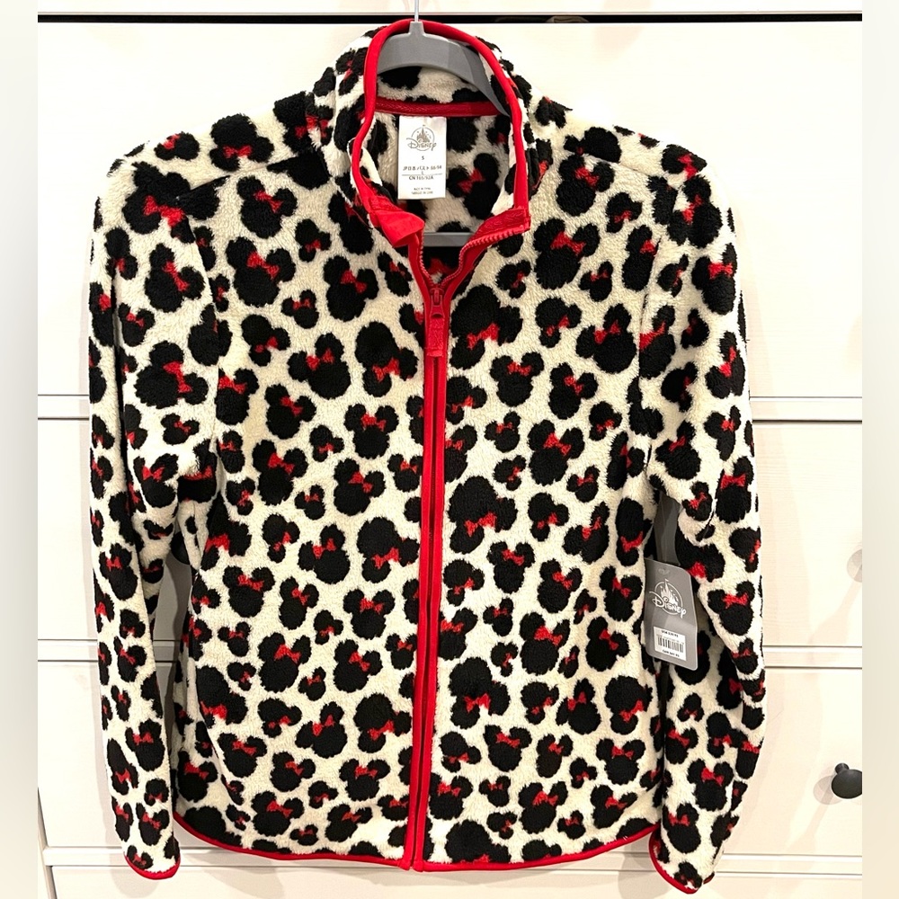 Disney Minnie Mouse Fuzzy/Fleece Jacket Small